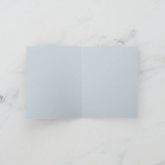 Coastal Blue Heron Bird Personalized ノートカード (内部)