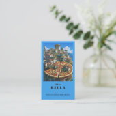 Coastal Blue - Rustic Italian Pizza Bella Shop  名刺 (スタンド正面)