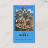 Coastal Blue - Rustic Italian Pizza Bella Shop  名刺 (正面)