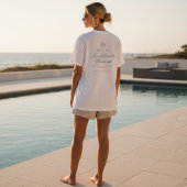 Coastal Blue Seashell Bachelorette Tシャツ