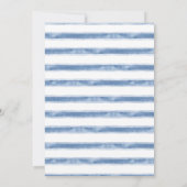 Coastal Blues Palm Tree Beach Wedding 招待状 (裏面)