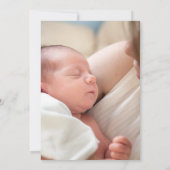 Coastal Blush Pink Girls Baby Shower Photo (裏面)