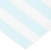 Coastal Boho Soft Blue Pastel Stripes Pattern テーブルクロス (アングル)