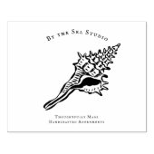 Coastal Boutique Logo Shell Illustration ラバースタンプ (インプリント)