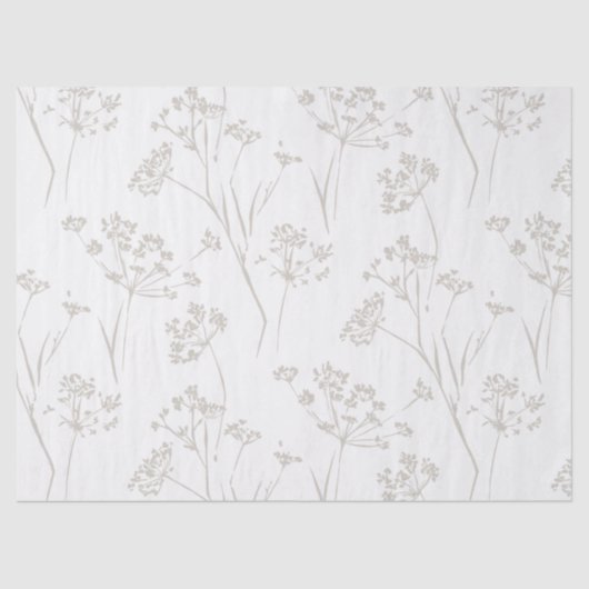 Coastal branches calming nature dry flowers 薄葉紙 (正面)