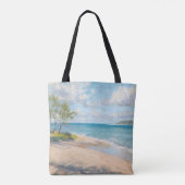 Coastal Breeze Fine Art Beach Print トートバッグ (裏面)