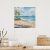 Coastal Breeze Fine Art Beach Print ポスター (キッチン)