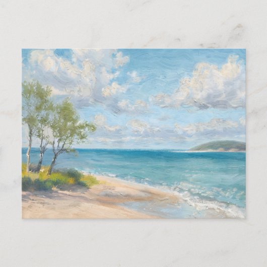Coastal Breeze Fine Art Beach Print ポストカード (正面)