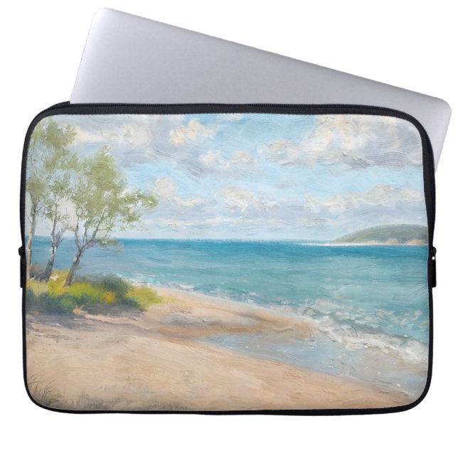 Coastal Breeze Fine Art Beach Print ラップトップスリーブ (正面)