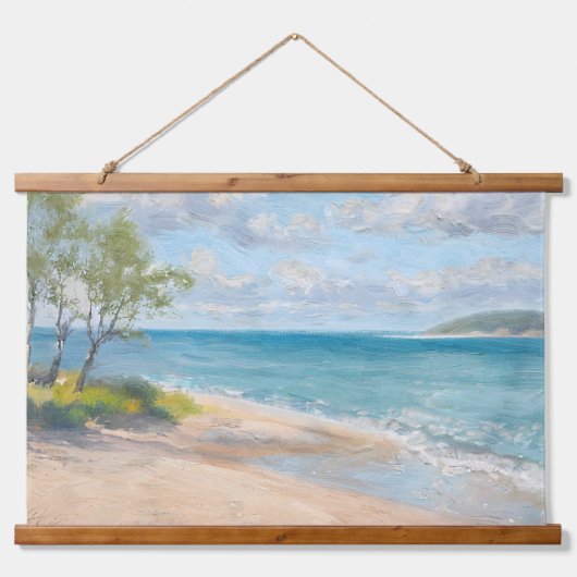 Coastal Breeze Fine Art Beach Print 吊り下げ型タペストリー (正面)