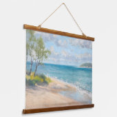 Coastal Breeze Fine Art Beach Print 吊り下げ型タペストリー (傾斜あり)