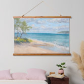 Coastal Breeze Fine Art Beach Print 吊り下げ型タペストリー (寝室)