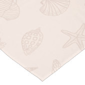 Coastal Charm Shell Pink ショートテーブルランナー (コーナー)