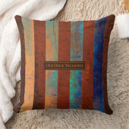 Coastal Charm Throw Pillow クッション