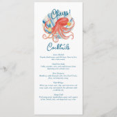 Coastal Cheers Cocktail Party メニュー (正面)