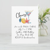 Coastal Cheers Cocktail Party 招待状 (スタンド正面)