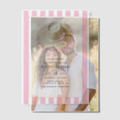 Coastal Chic Beach Club Birthday Party ベラム紙招待状 (オフセット (カップル))