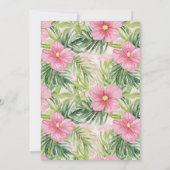 Coastal Chic Beach Club Birthday Party 招待状 (裏面)