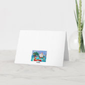 Coastal Christmas harbor parade Holiday cards. シーズンカード (裏面)