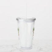 Coastal Christmas Palm Trees With Hammock アクリルタンブラー (右)