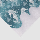 Coastal Christmas Seahorse & Snowflakes #13 ID1009 薄葉紙 (詳細)
