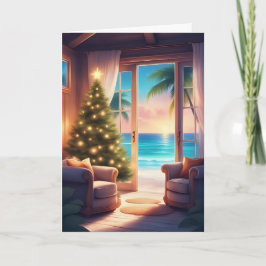 Coastal Christmas Serenity カード