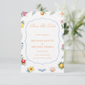 Coastal Citrus Floral Announcement セーブザデート (スタンド正面)