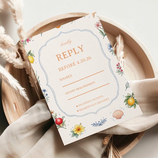 Coastal Citrus Floral Response 出欠カード