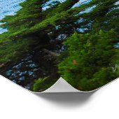 Coastal Cliff Landscape ポスター (角)