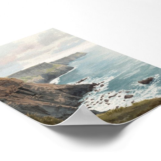 Coastal Cliffs ポスター (角)