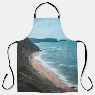 Coastal Cliffside Waves Apron エプロン