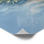 Coastal Compass Starfish Print | Wall Poster ポスター (角)