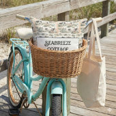 Coastal Cottage Lighthouse Pattern クッション