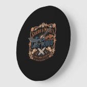 Coastal Cowboy: Last Rodeo Joint Farewell ラージ壁時計 (傾斜)