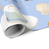 Coastal Cowgirl Bach Club Pattern Wrapping Paper ラッピングペーパー (ロールコーナー)