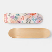 Coastal Cowgirl College Dorm Room Wall Art スケートボード (横)