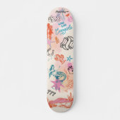 Coastal Cowgirl College Dorm Room Wall Art スケートボード (正面)