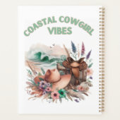 Coastal cowgirl vibes, floral feminine planner プランナー手帳 (裏面)
