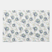 Coastal Crab Christmas Lights キッチンタオル (横)