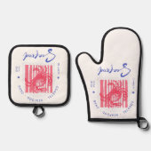 Coastal Crab Cloth Placemat 鍋つかみ&鍋敷きセット (正面)