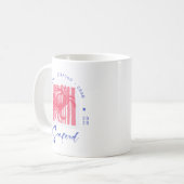 Coastal Crab Pink Can Glass コーヒーマグカップ (正面左)