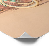 Coastal Cruiser Bikes Poster – Pastel Beach ポスター (角)