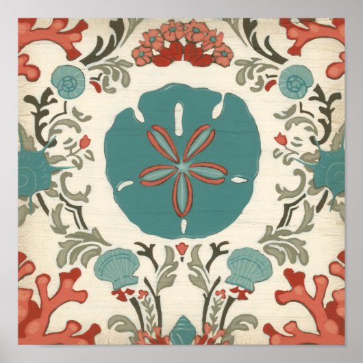 Coastal Damask I ポスター (正面)