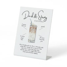 Coastal Dark & Stormy Cocktail Drink