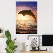 Coastal Dolphin Poster ポスター (ホームオフィス)