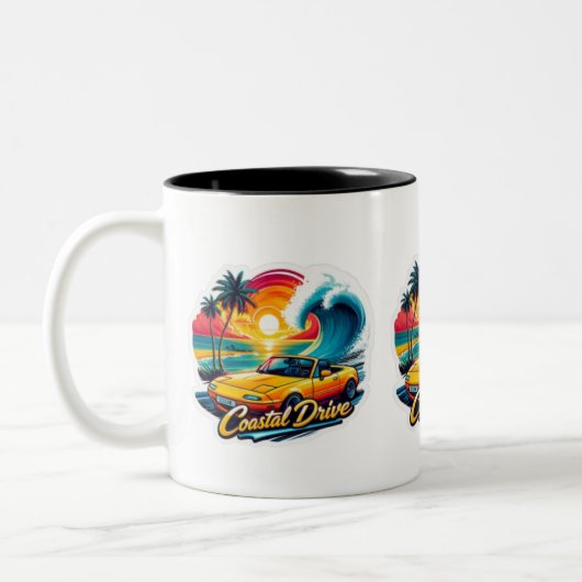Coastal Drive ツートーンマグカップ (左)