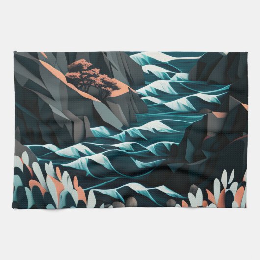 Coastal Energy キッチンタオル (横)