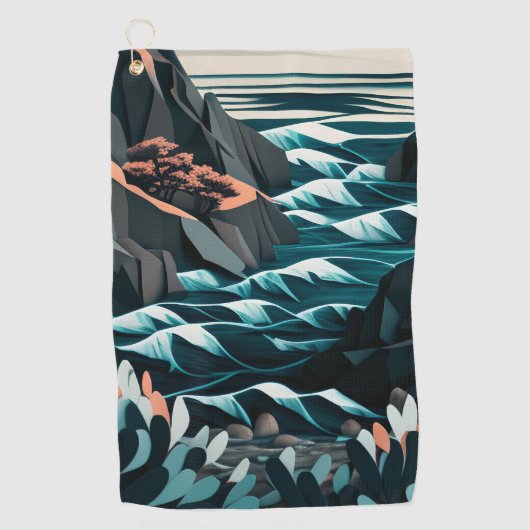 Coastal Energy ゴルフタオル (正面)