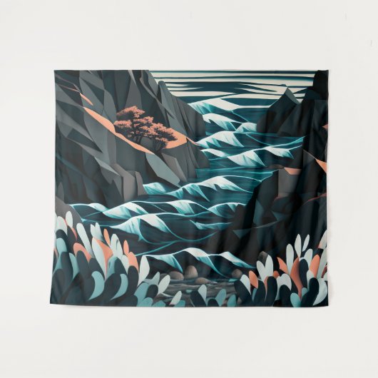 Coastal Energy タペストリー (正面(横))