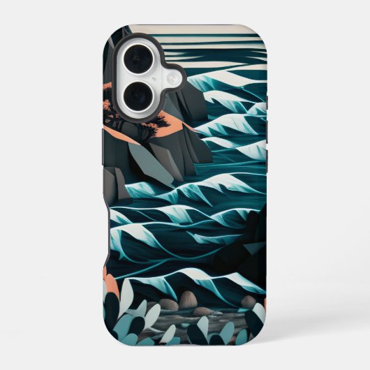 Coastal Energy iPhone 16ケース (裏面)